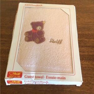Steiff Guest Towel with Teddy Bear Design
